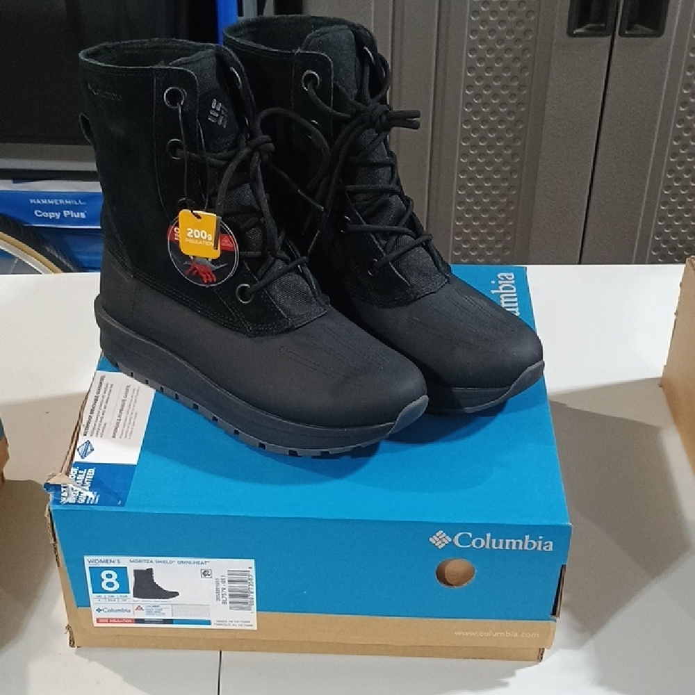 Columbia Black Winter & Rain Boots